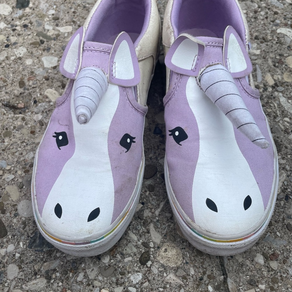 Vans Unicorn Kids Sneakers - Purple and White